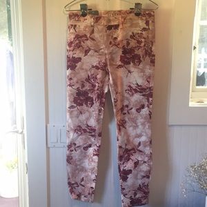 Floral J Brand pants. Size: 27